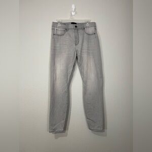 White House Black Market Pant Diem Leggings Gray Straight Leg Jeans Women Large